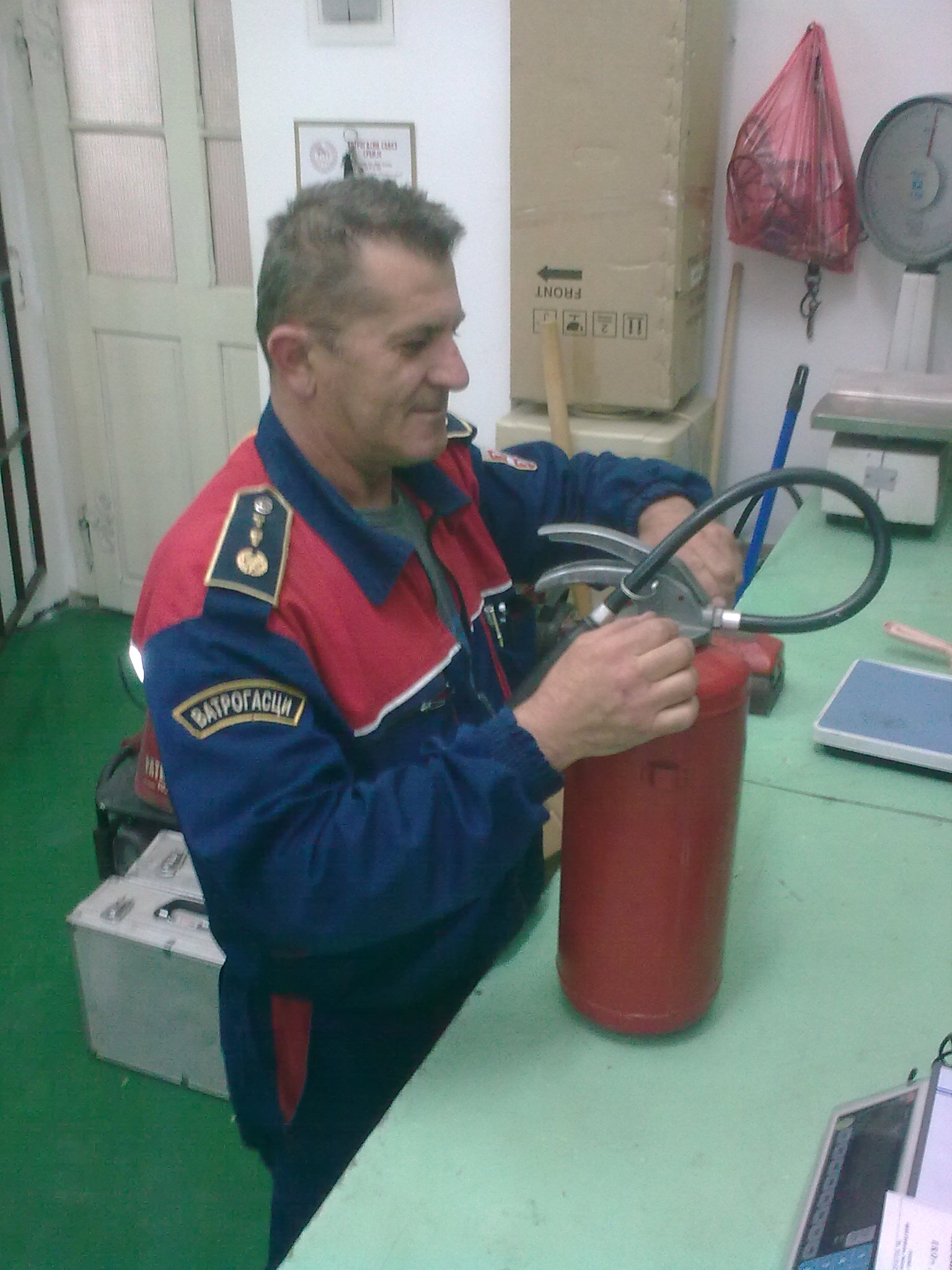 Servis i pregled aparata za gašenje